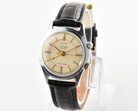 Signal vintage mechanical watch with alarm function
