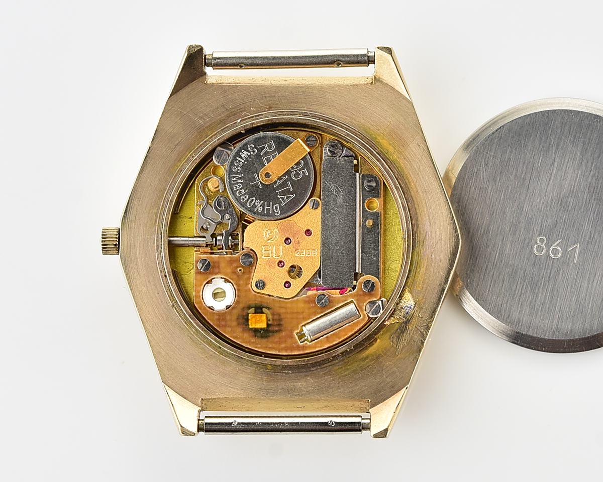 Excellent automatic soviet SLAVA watch with quartz movement