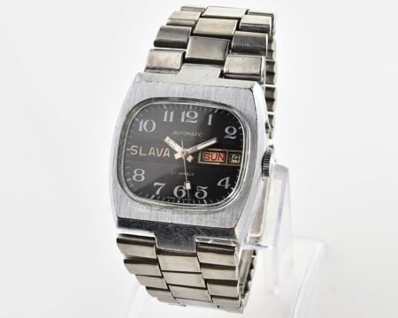 Slava-tank soviet mechanical vintage watch – automatic self winding movement