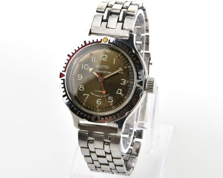 Vostok Amphibia mechanical watch with steel bracelet