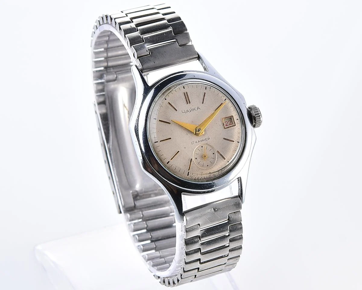 Vintage Soviet Chaika (Vostok) mechanical watch
