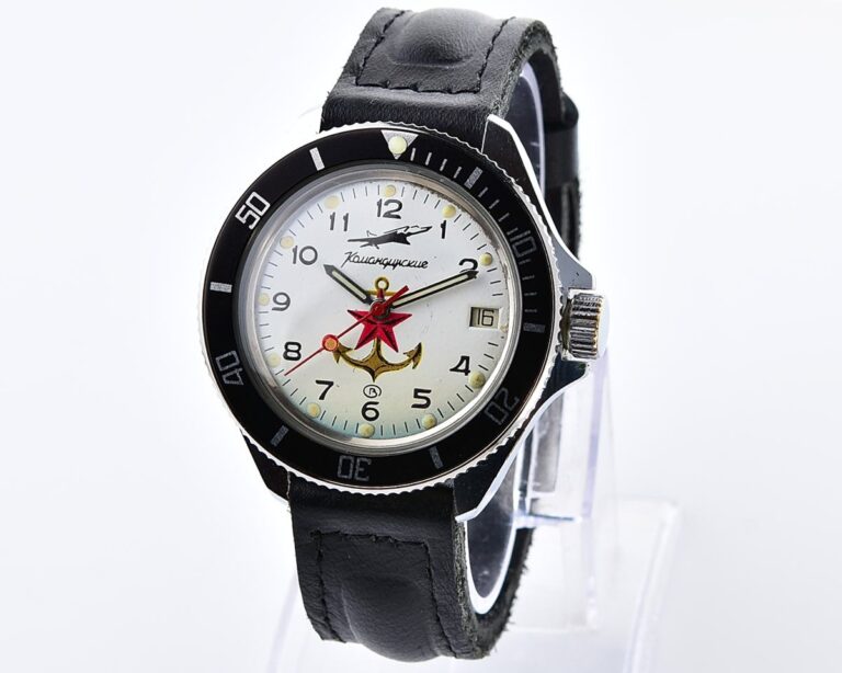 Komandirskie soviet mechanical wrist watch
