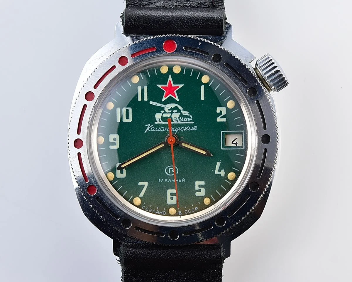 Vostok Commander's mechanical wristwatch - Komandirskie Tank!