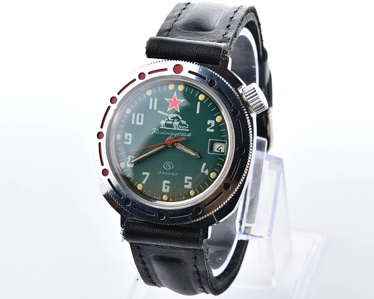 Vostok Commander's mechanical wristwatch - Komandirskie Tank!