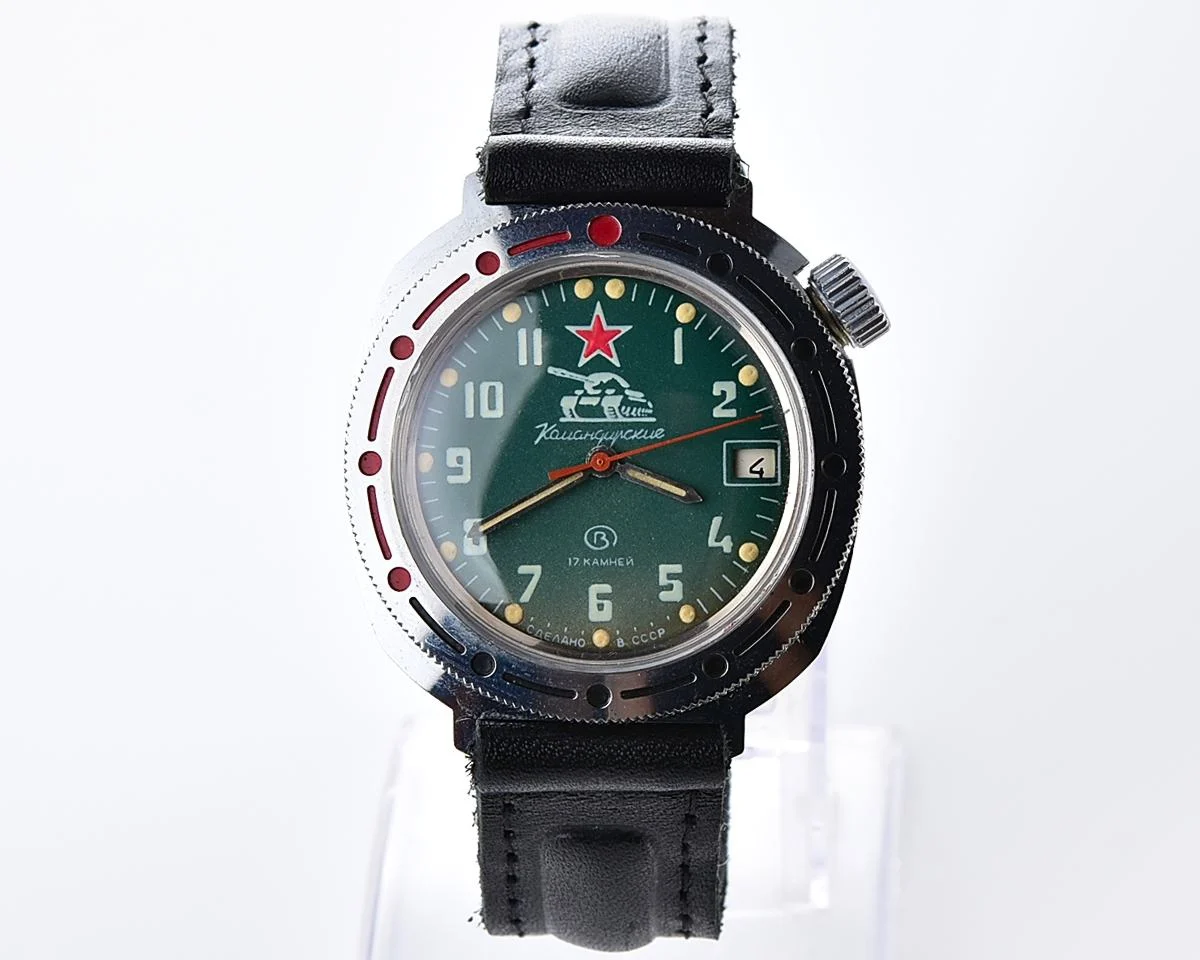 Vostok Commander's mechanical wristwatch - Komandirskie Tank!