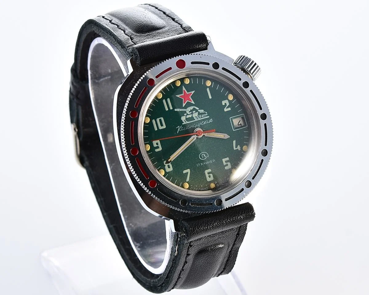 Vostok Commander's mechanical wristwatch - Komandirskie Tank!