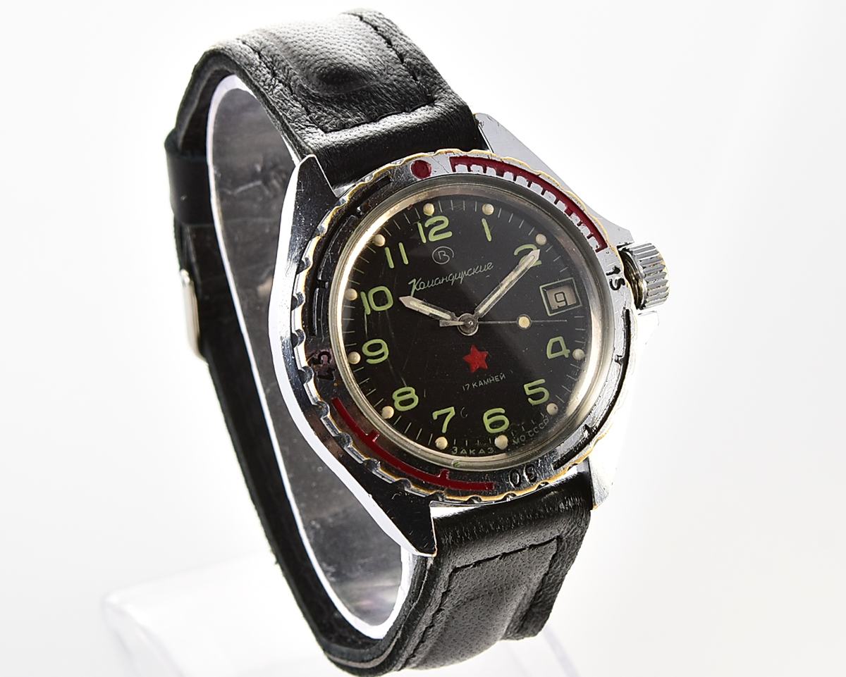 Soviet Vostok Komandirskie limited series watch - "Zakaz MO CCCP"!