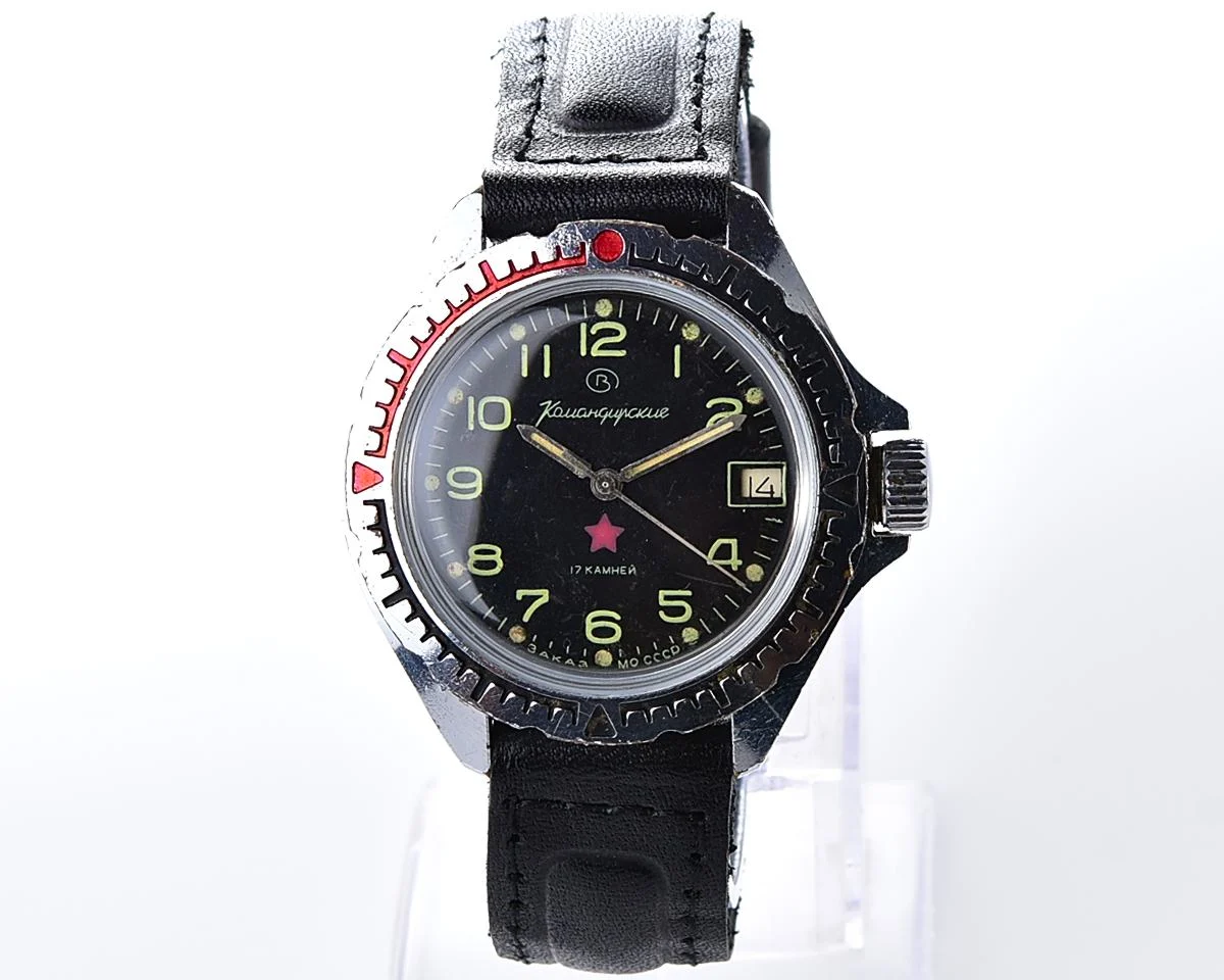 Vostok Komandirskie Tank mechanical watch limited series – “Zakaz MO CCCP”
