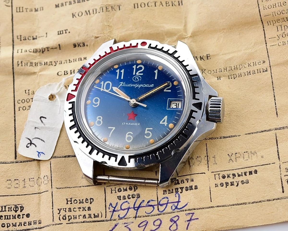 TIME CAPSULE: Vostok Komandirskie mechanical watch – New Old Stock (NOS)!