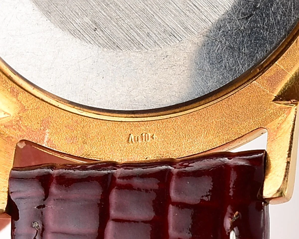 Soviet gold-plated vintage mechanical watch Luch