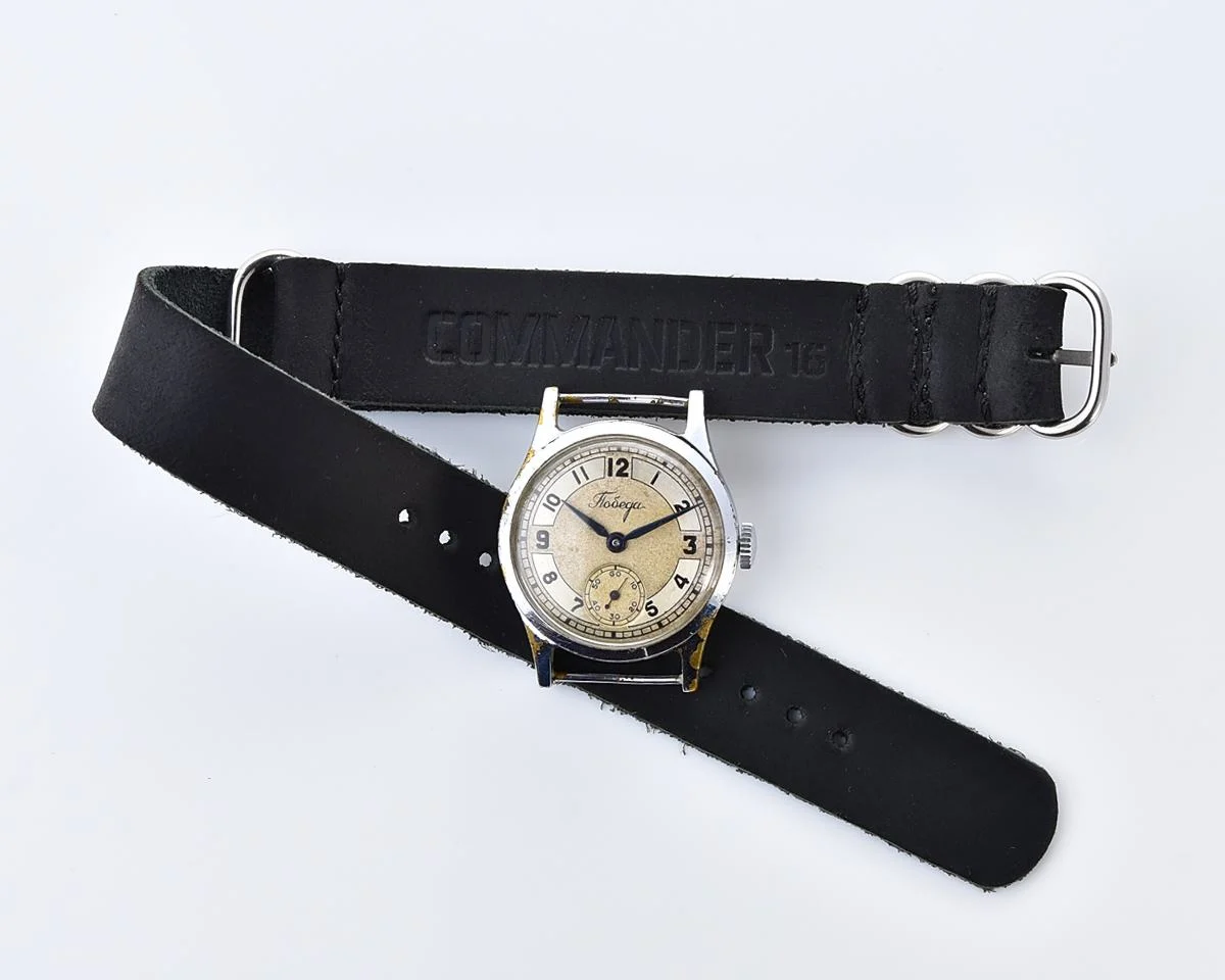 Vintage Soviet mechanical watch Pobeda, with box and passport