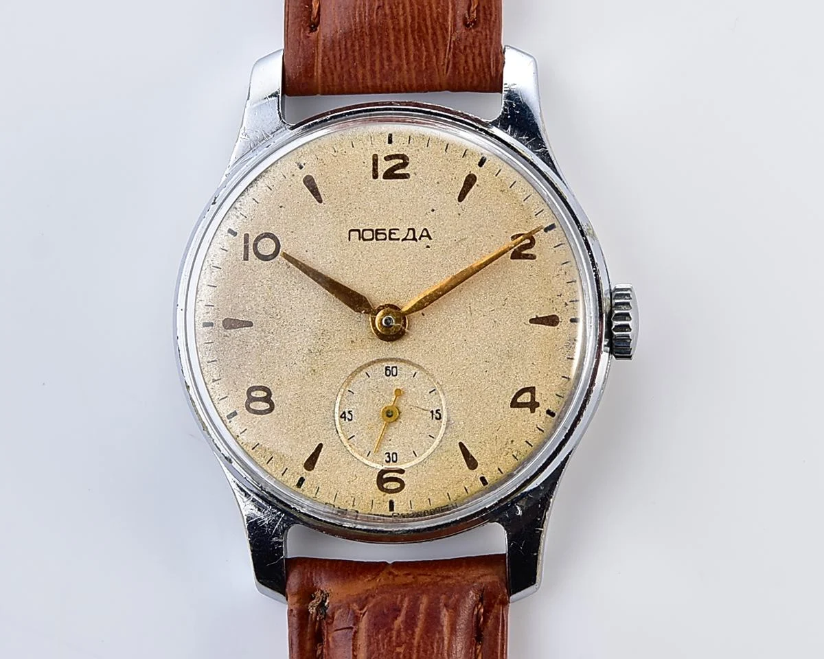 Vintage Soviet mechanical Pobeda wristwatch, PChZ, the 2nd quarter of 1956!