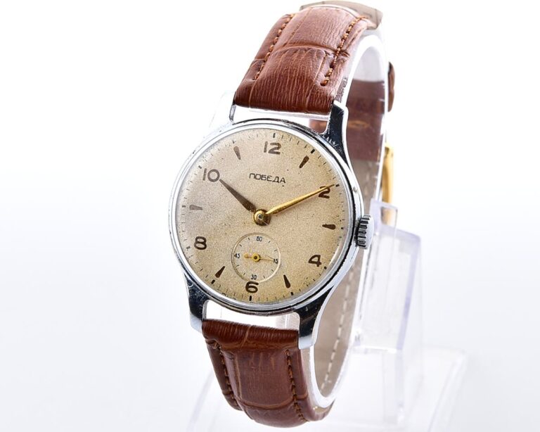 Vintage soviet mechanical POBEDA wristwatch, PChZ, the 2nd quarter of 1956!