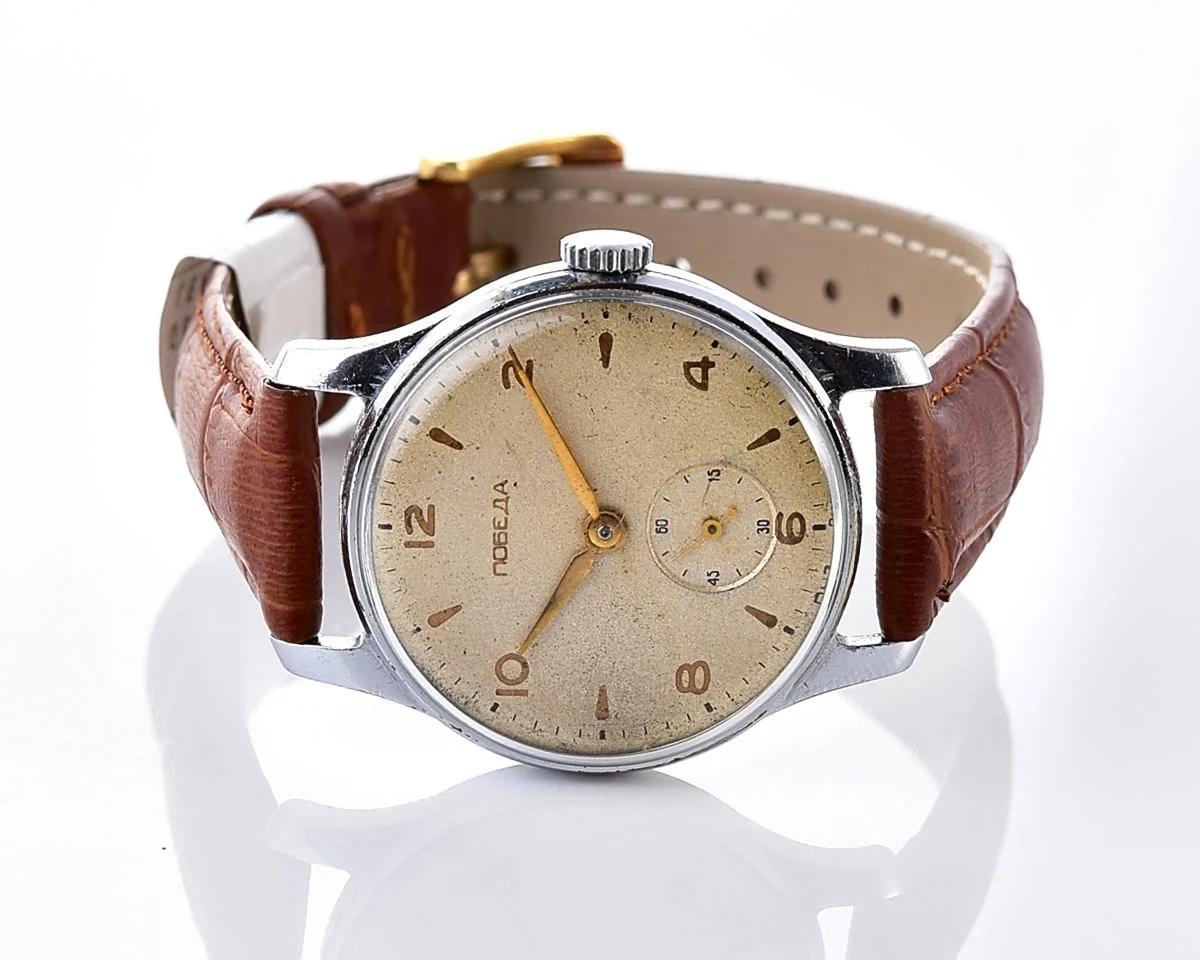 Vintage Soviet mechanical Pobeda wristwatch, PChZ, the 2nd quarter of 1956!