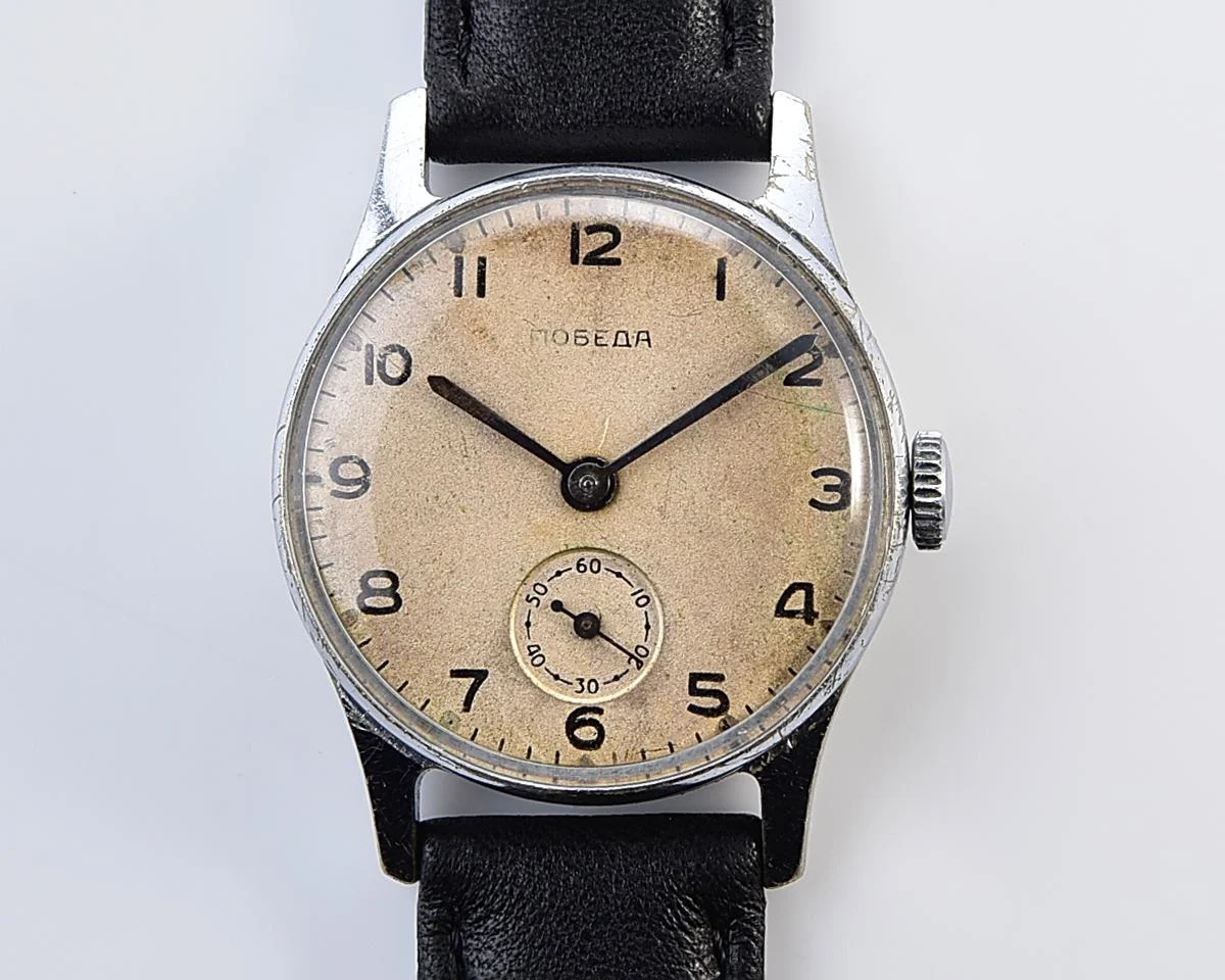 Soviet mechanical Pobeda watch, ChChZ, 2nd quarter of 1955!
