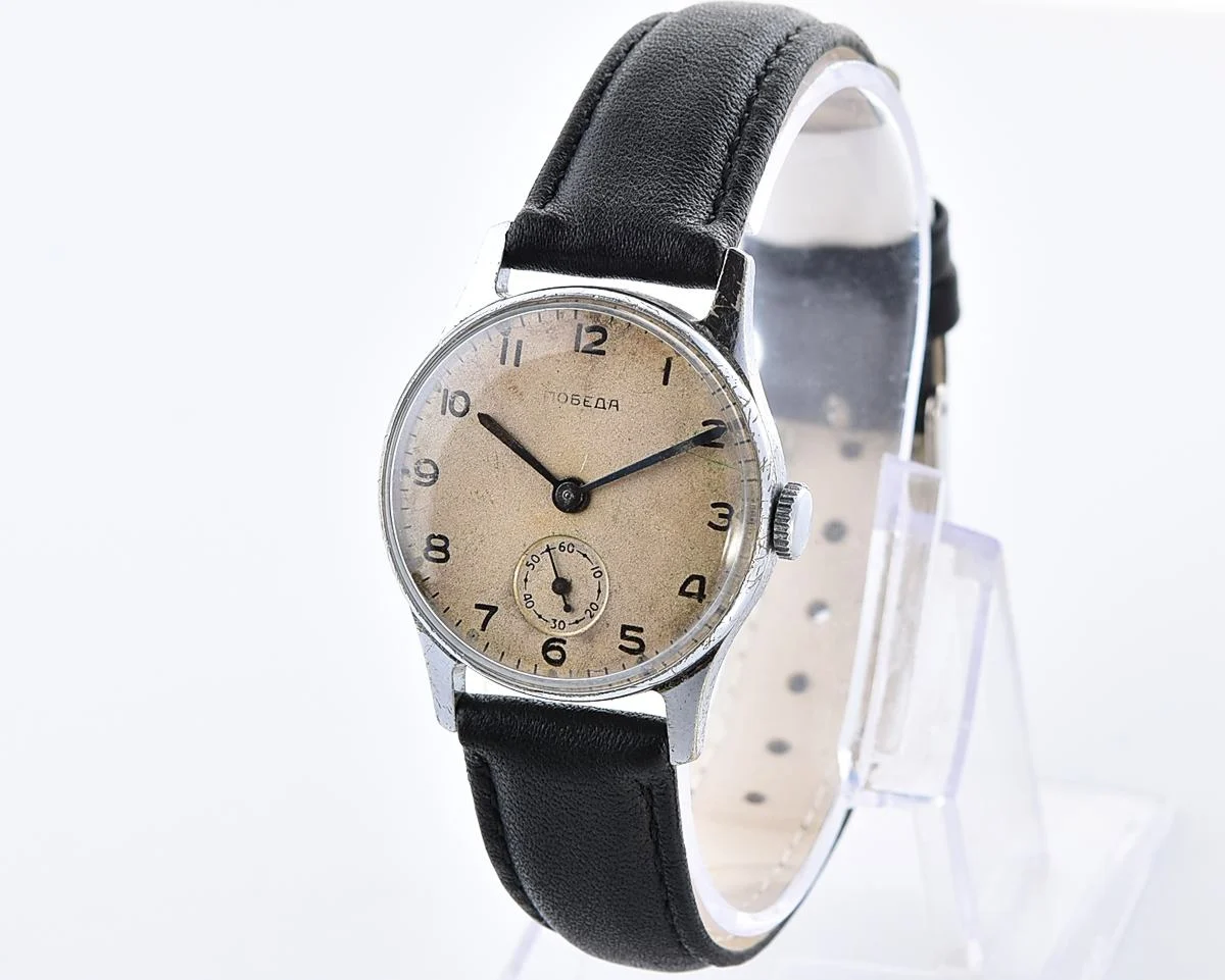 Soviet mechanical Pobeda watch, ChChZ, 2nd quarter of 1955!
