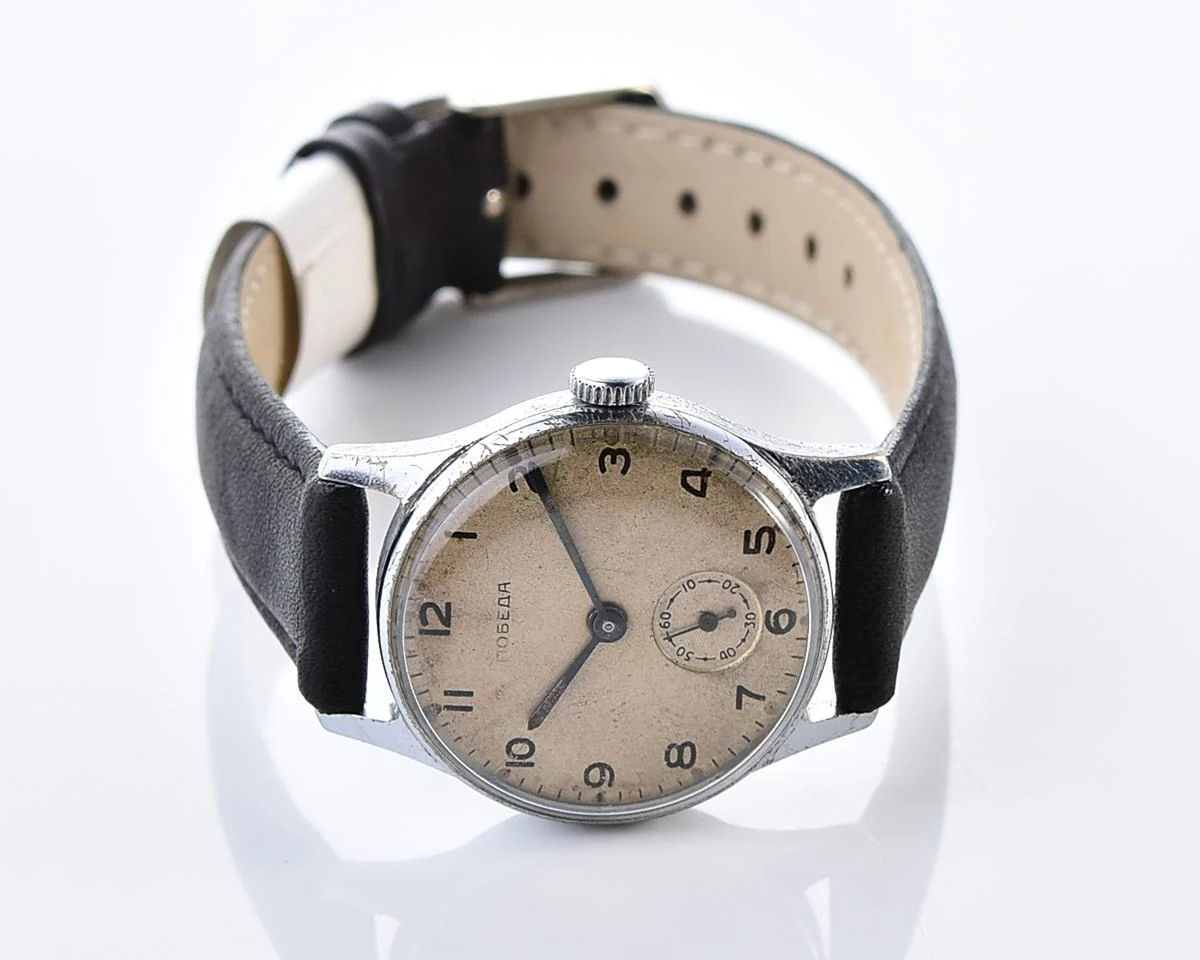 Soviet mechanical Pobeda watch, ChChZ, 2nd quarter of 1955!