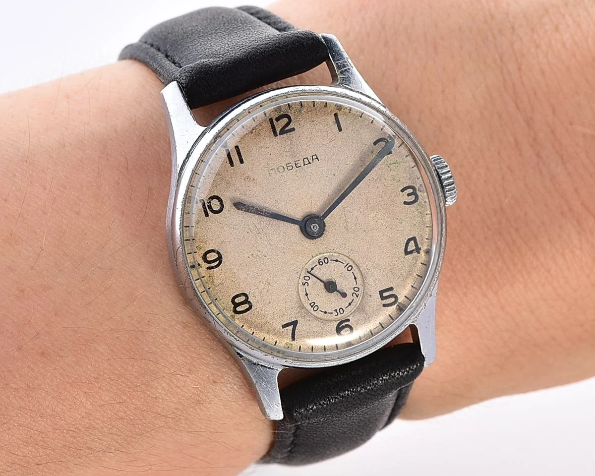 Soviet mechanical Pobeda watch, ChChZ, 2nd quarter of 1955!