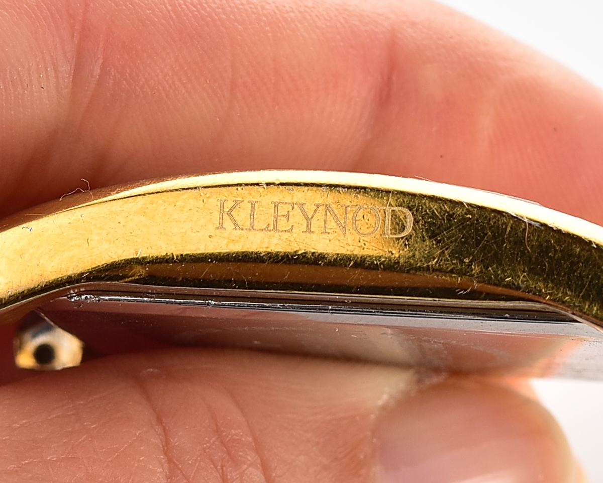 Ukrainian made Kleynod gold-plated watch dedicated to the 15th anniversary of Ukraine's independence