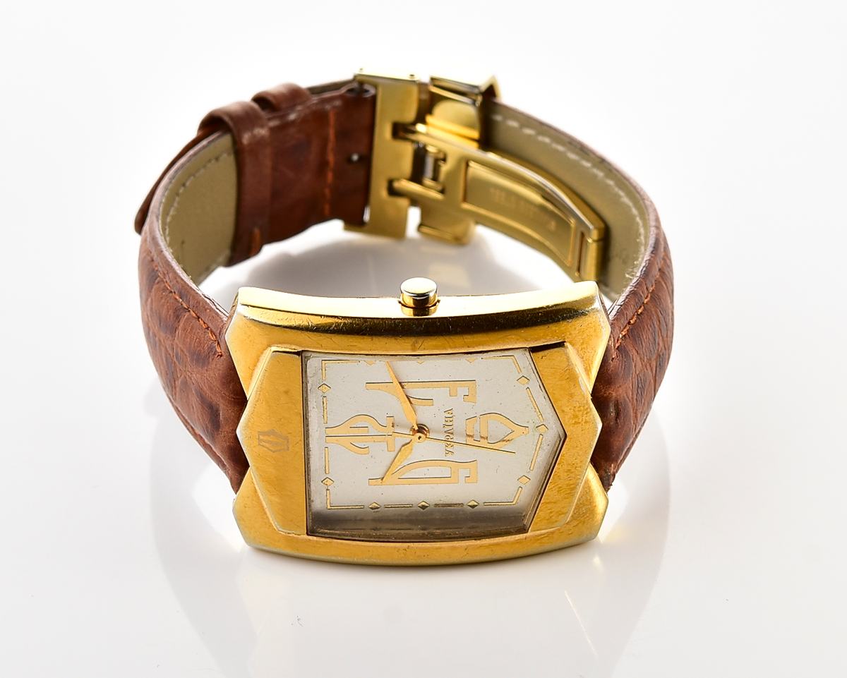 Ukrainian made Kleynod gold-plated watch dedicated to the 15th anniversary of Ukraine's independence