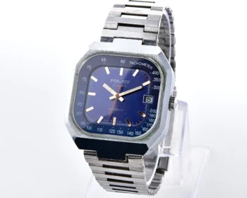 Excellent Poljot Tachometer vintage Soviet watch with automatic mechanical movement