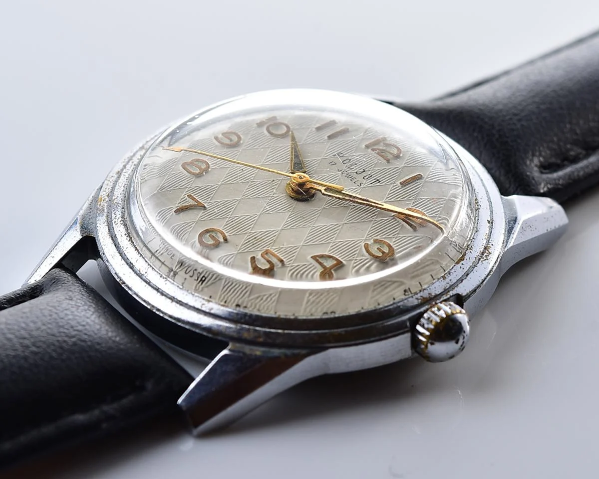 Soviet vintage Poljot mechanical wristwatch