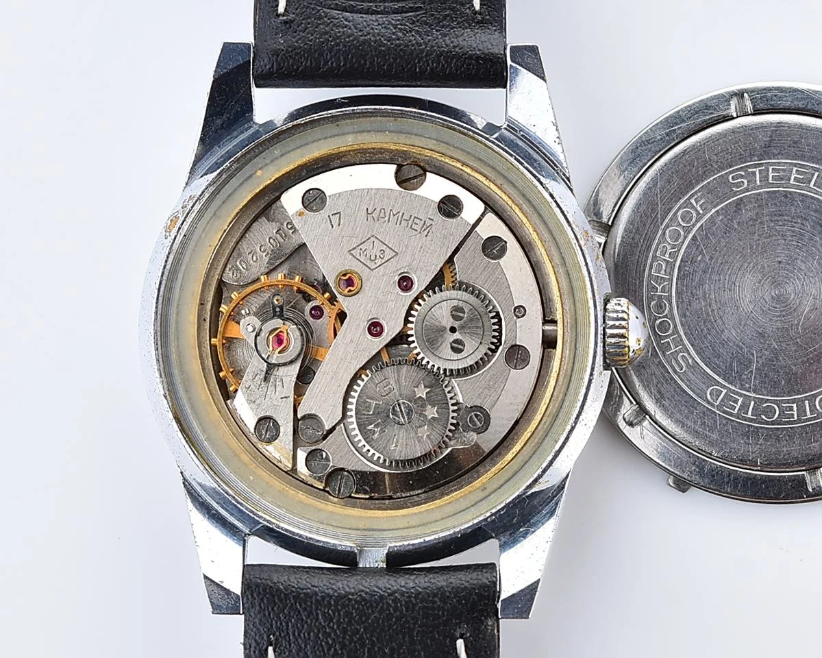 Soviet vintage Poljot mechanical wristwatch