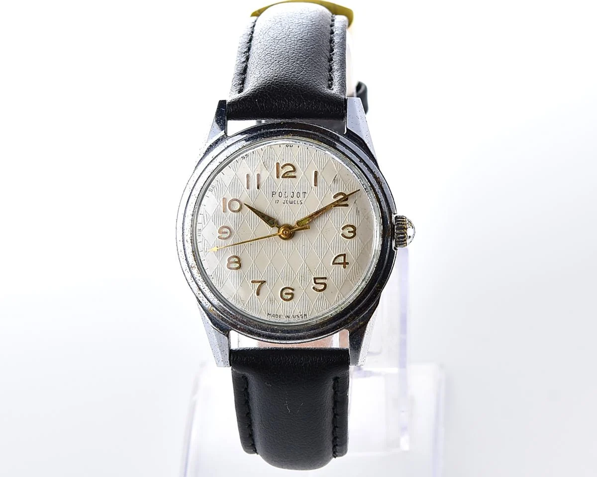 Soviet vintage Poljot mechanical wristwatch