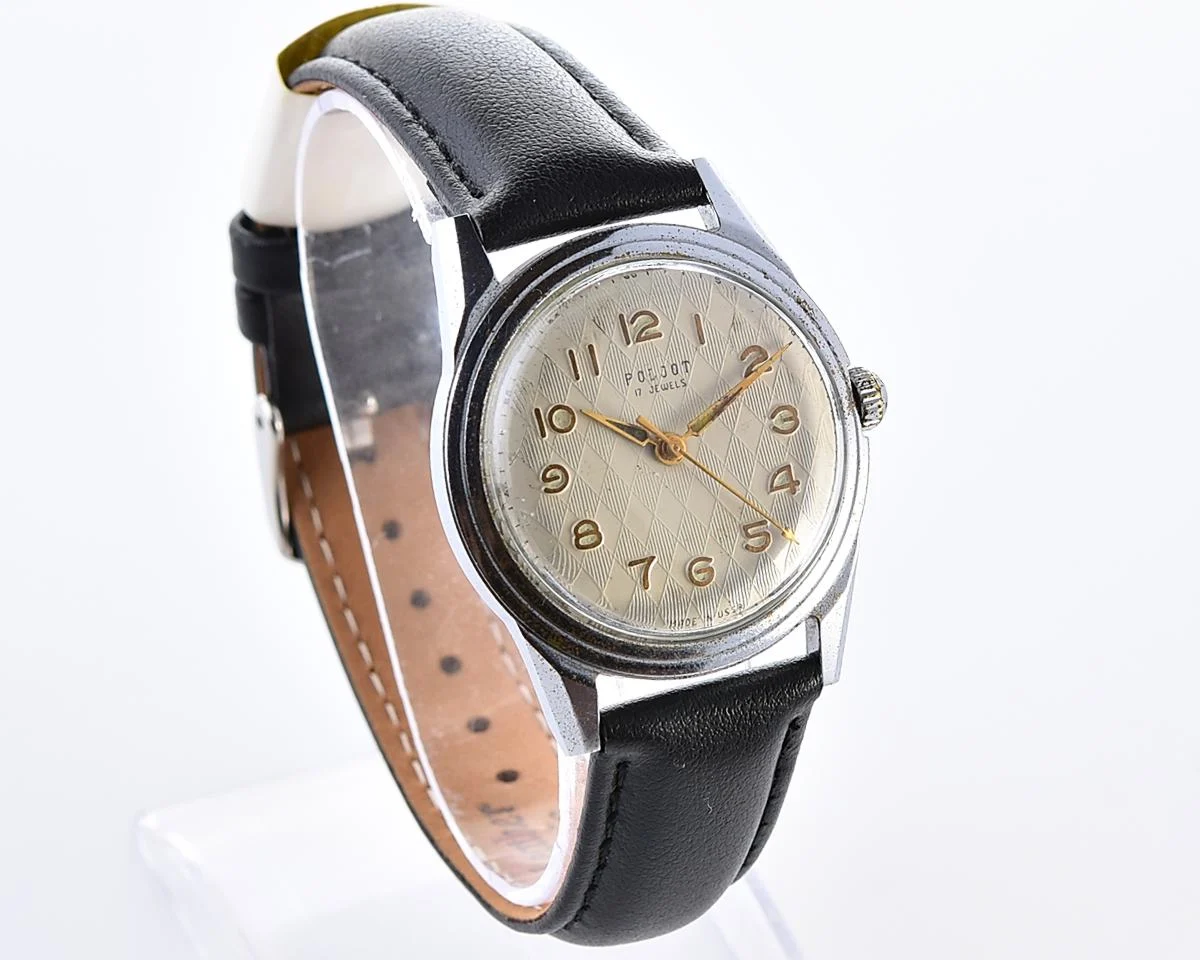 Soviet vintage Poljot mechanical wristwatch