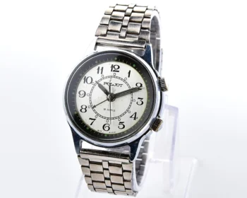 Soviet Poljot-cricket mechanical watch with alarm clock function