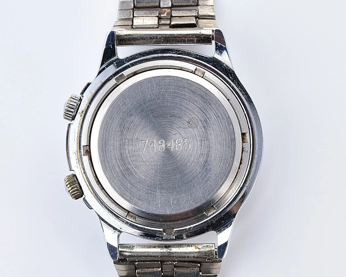 Soviet Poljot-cricket mechanical watch with alarm clock function