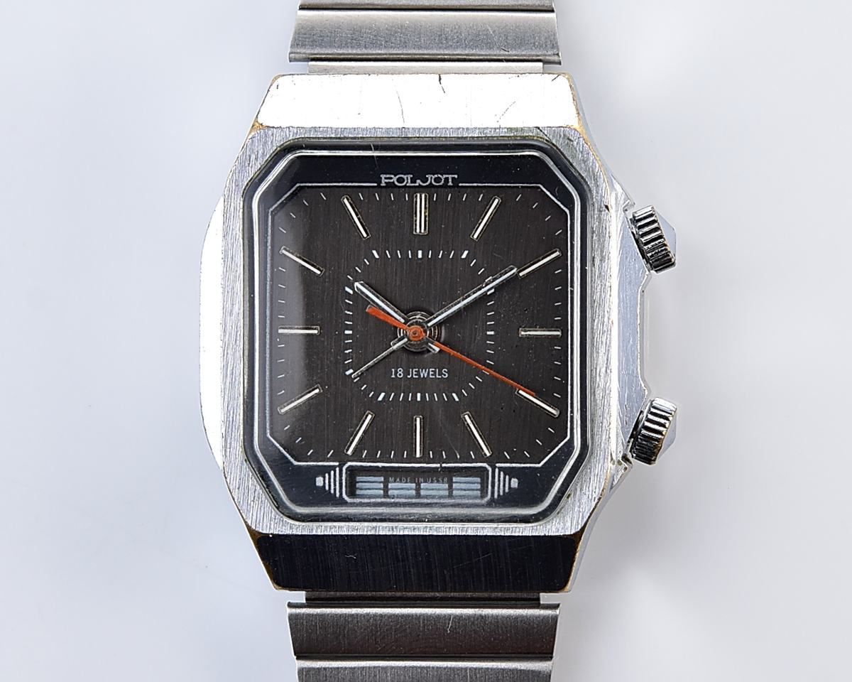 Soviet POLJOT-cricket vintage watch with mechanical alarm function!