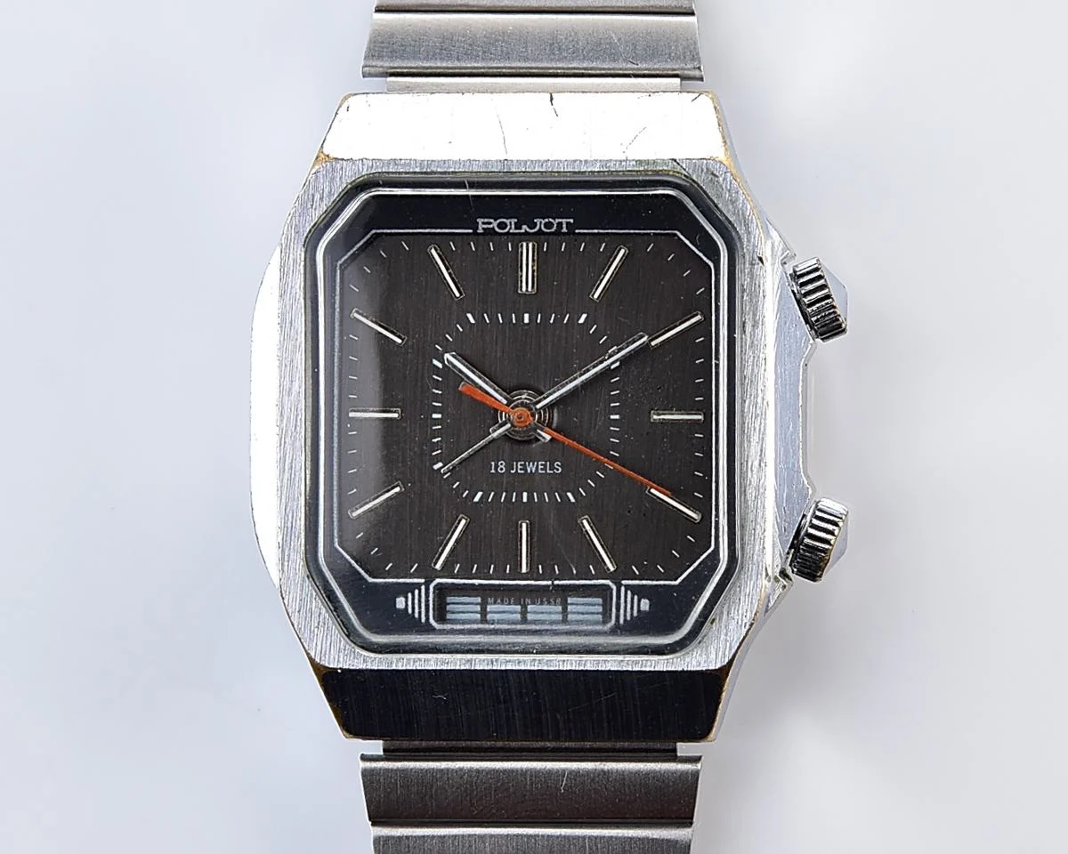 Soviet Poljot-cricket vintage watch with mechanical alarm function!
