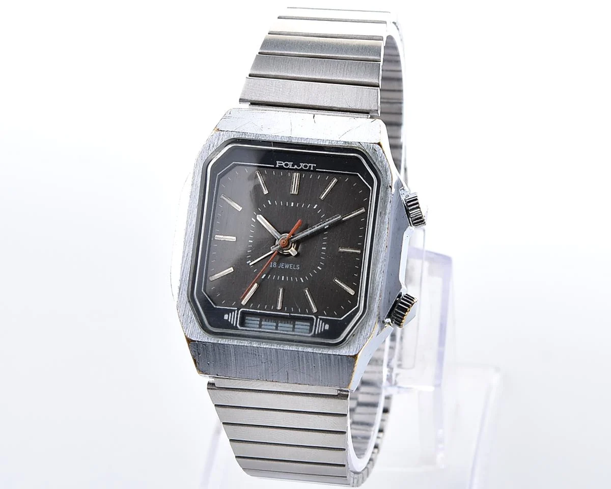Soviet Poljot-cricket vintage watch with mechanical alarm function!