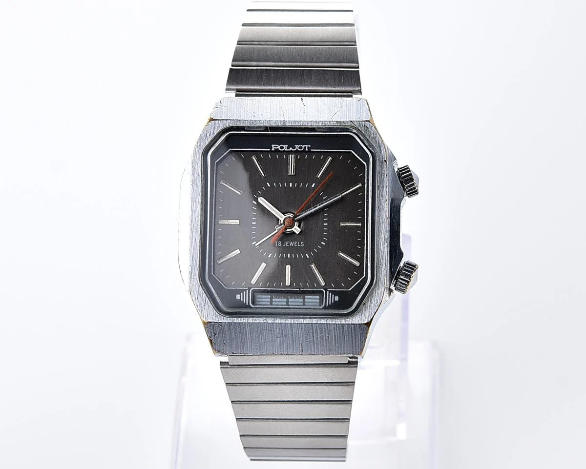 Soviet Poljot-cricket vintage watch with mechanical alarm function!