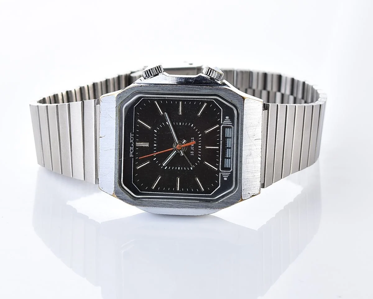 Soviet Poljot-cricket vintage watch with mechanical alarm function!