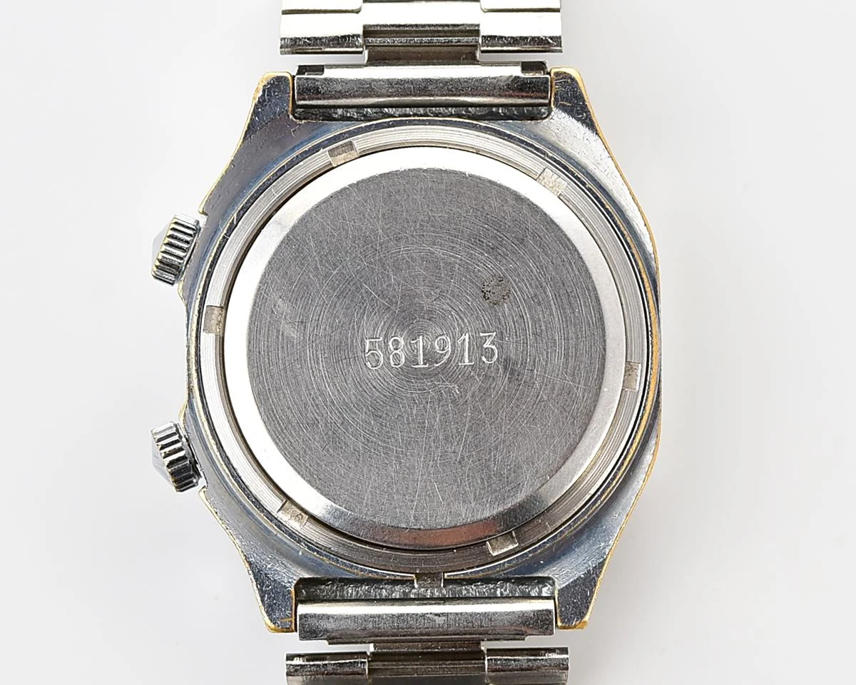 Soviet Poljot-cricket mechanical watch with alarm clock function