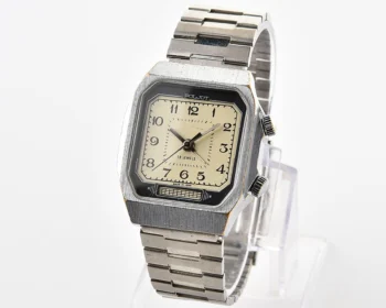 Soviet Poljot-cricket mechanical watch with alarm clock function