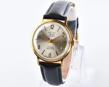 Beautiful automatic vintage gold-plated watch Poljot De Luxe!