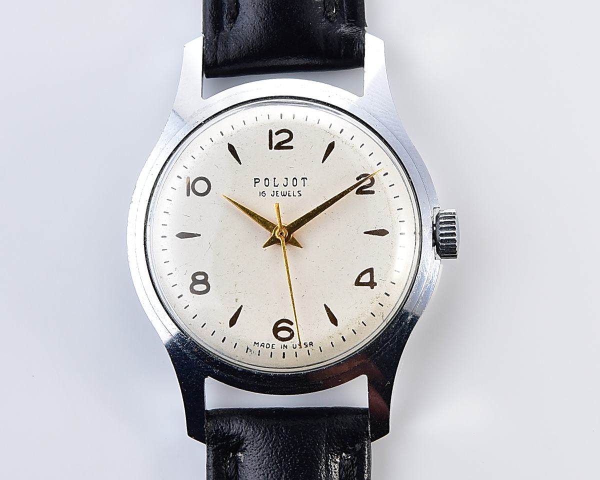Excellent soviet POLJOT vintage mechanical wristwatch
