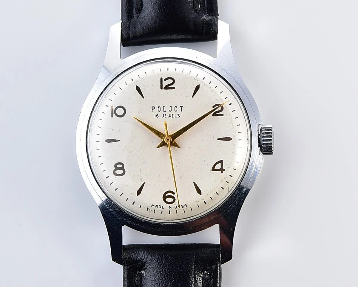 Excellent Soviet Poljot vintage mechanical wristwatch