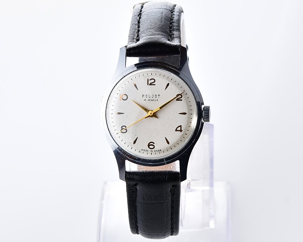 Excellent soviet POLJOT vintage mechanical wristwatch