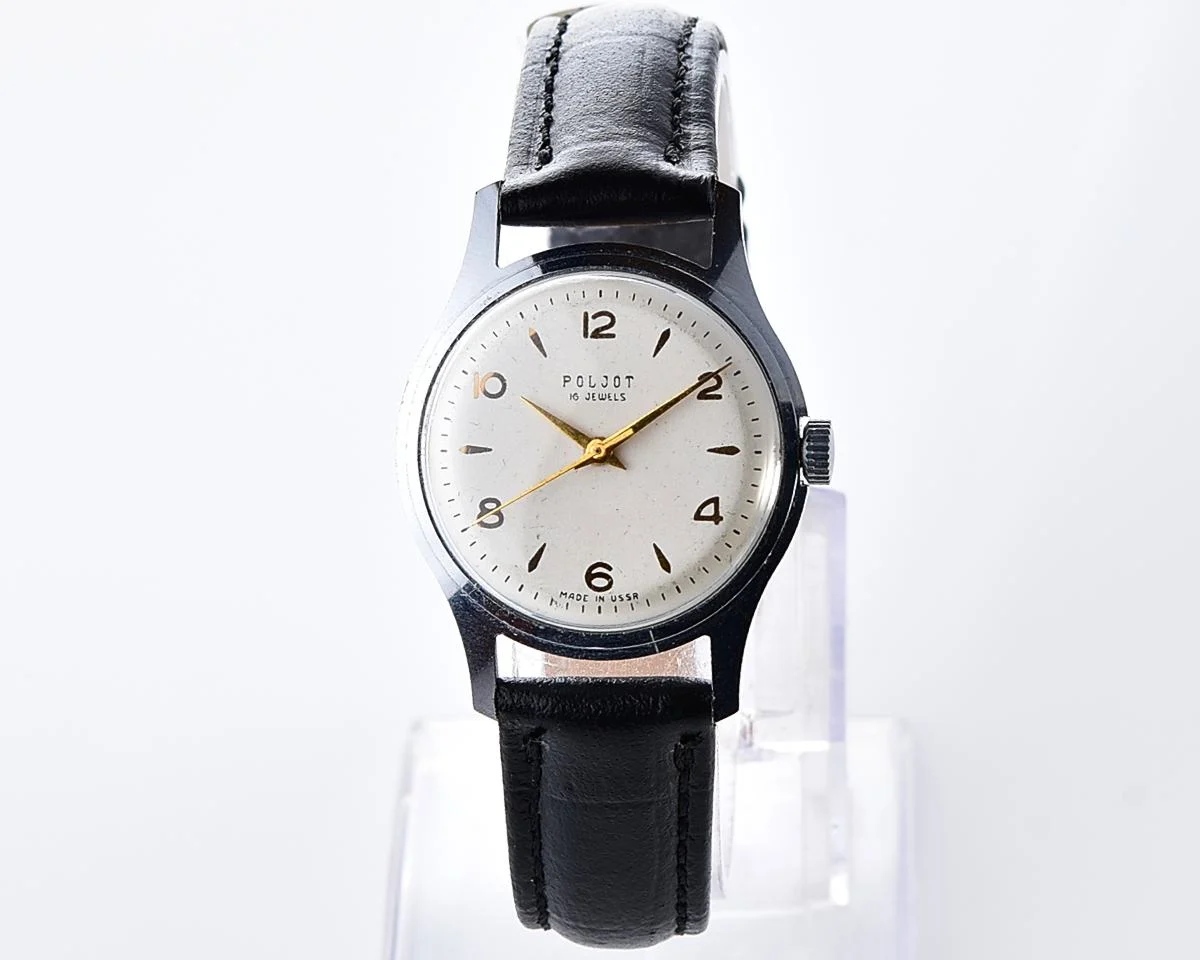 Excellent Soviet Poljot vintage mechanical wristwatch