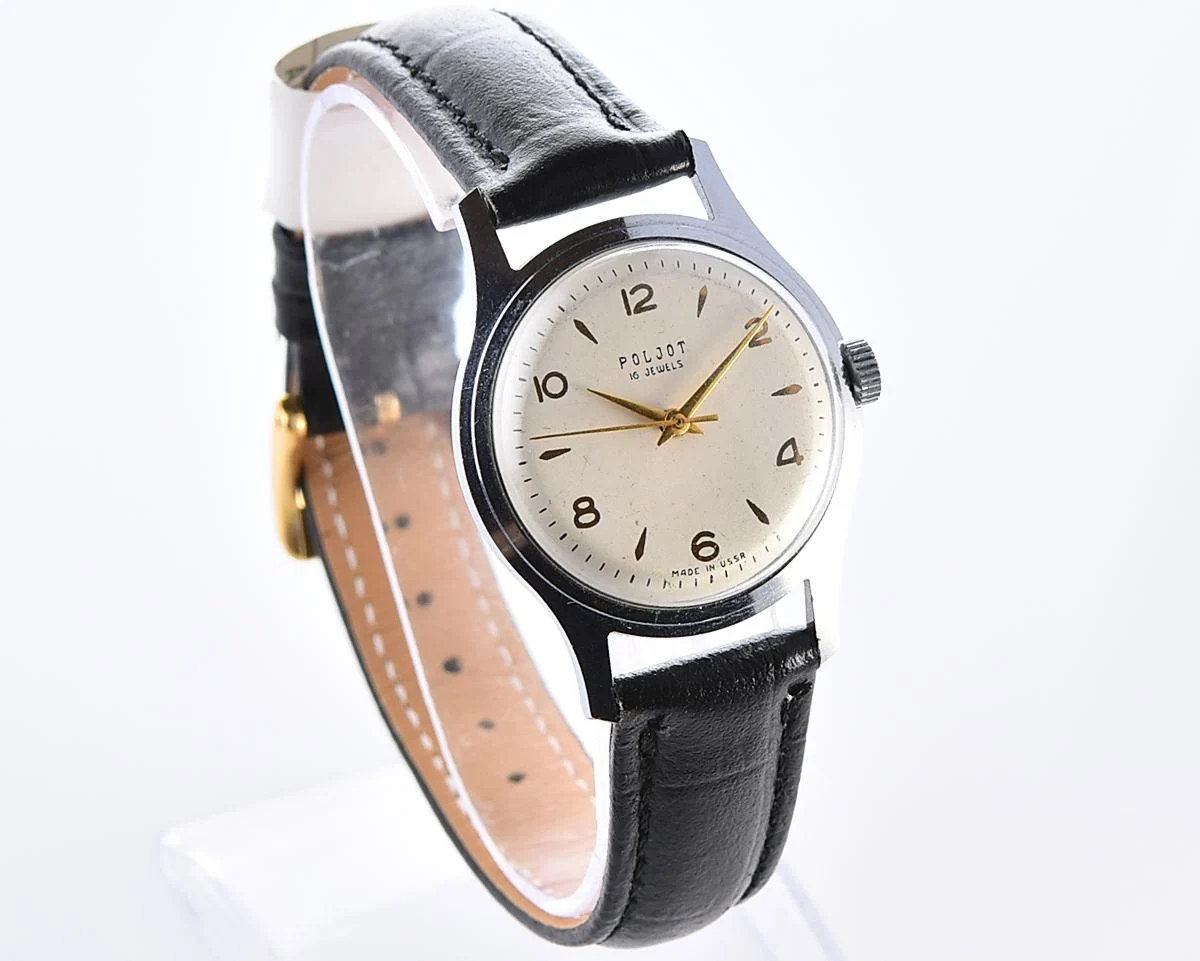 Excellent Soviet Poljot vintage mechanical wristwatch
