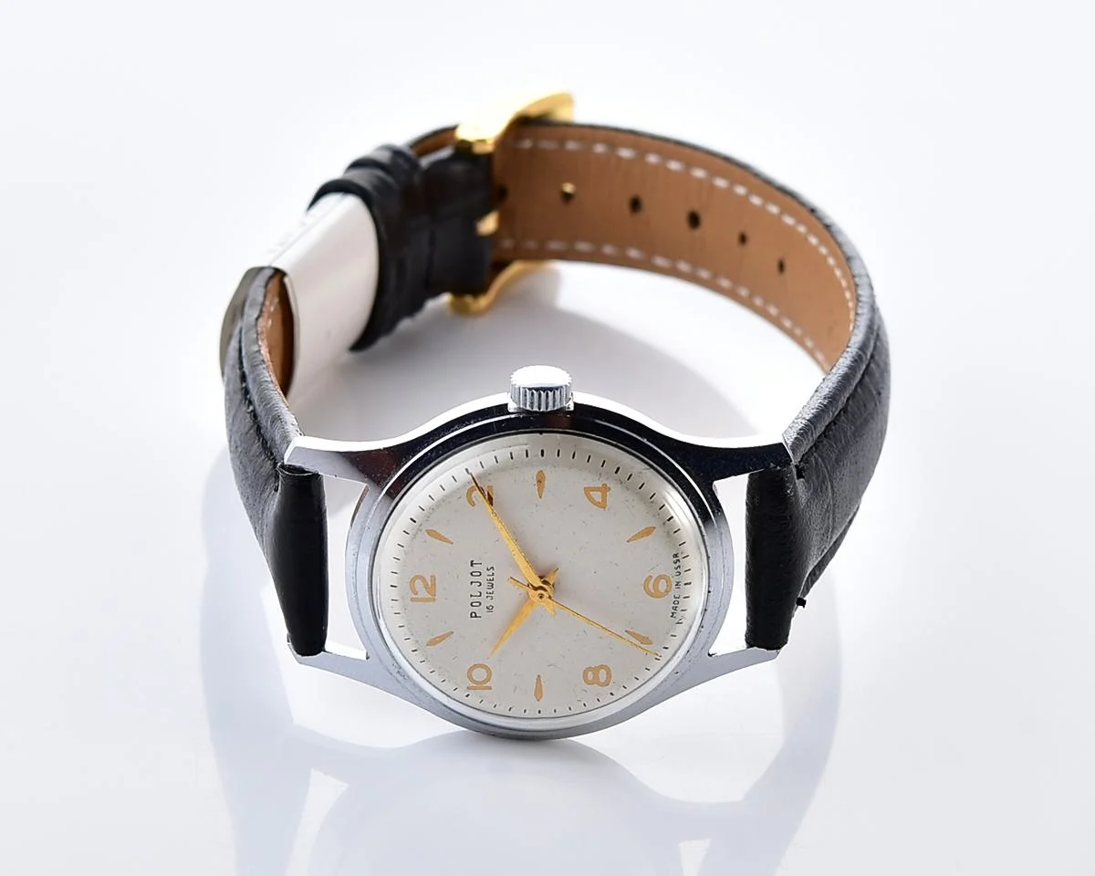 Excellent Soviet Poljot vintage mechanical wristwatch