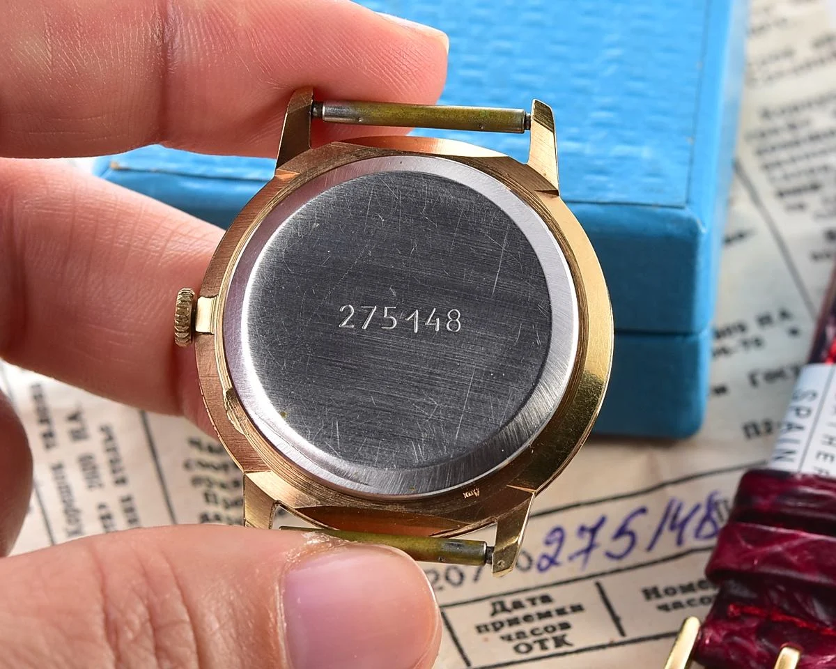 TIME CAPSULE: Vintage Soviet gold-plated Soviet Raketa watch, New Old Stock (NOS)!