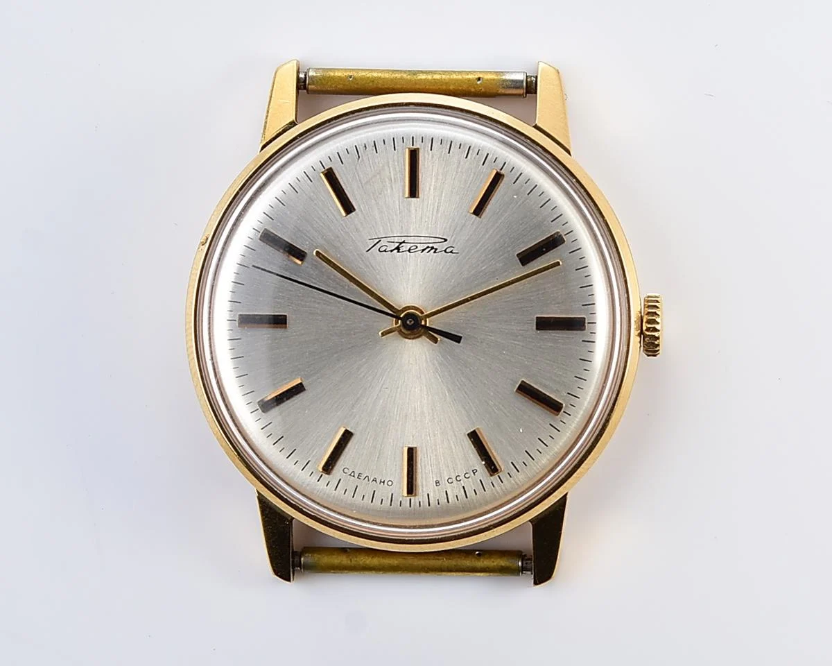 TIME CAPSULE: Vintage Soviet gold-plated Soviet Raketa watch, New Old Stock (NOS)!
