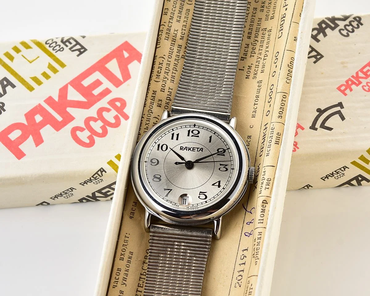 TIME CAPSULE: Vintage Soviet Raketa mechanical watch, New Old Stock (NOS)!