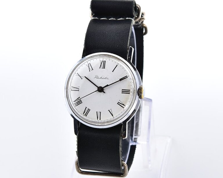 Soviet RAKETA Baltica vintage watch with roman numerals