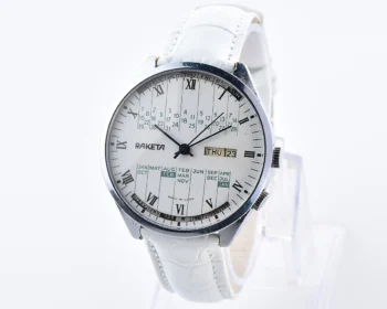 Soviet Raketa perpetual calendar watch